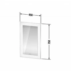 Duravit White Tulip Mirror -UK Bathroom Products Sales Store zzcDUR010WT7050000000000 4