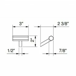 Fantini Venezia Robe Hook Matt Gun Metal PVD -UK Bathroom Products Sales Store zzcFAN01094P57808 4