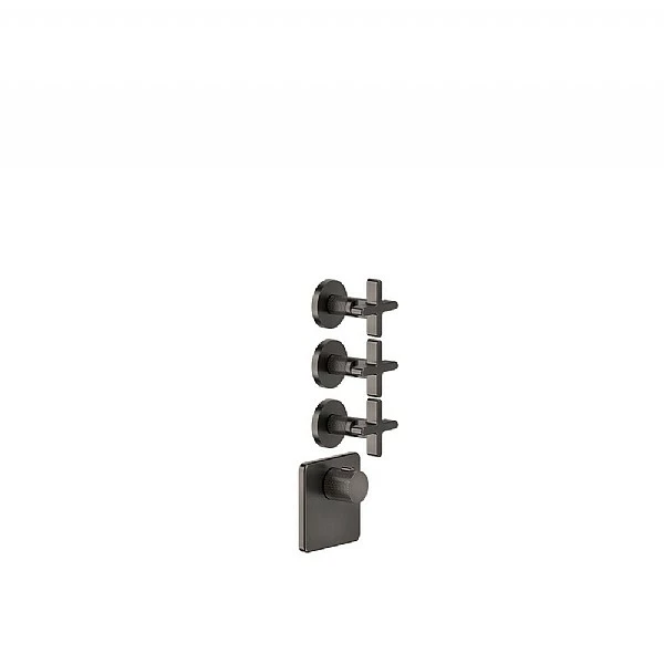 Gessi Inciso + Three Outlet Thermostatic High Capacity Shower Valve 3 Gessi Inciso + Three Outlet Thermostatic High Capacity Shower Valve