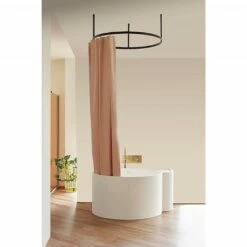 Ex.t Nouveau Shower Curtain -UK Bathroom Products Sales Store zzcGIU010EXNOUCURLP 1