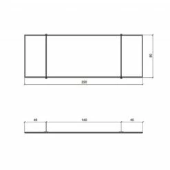Ex.t Nouveau Mirror With Tilting Doors -UK Bathroom Products Sales Store zzcGIU010EXNOUSPTILT 4