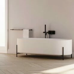 Ex.t Nouveau Towel Rail Shelf -UK Bathroom Products Sales Store zzcGIU010EXNOUTHSHPORMENSNECALSET 1