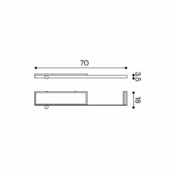 Ex.t Nouveau Towel Rail Shelf -UK Bathroom Products Sales Store zzcGIU010EXNOUTHSHPORMENSNECALSET 4
