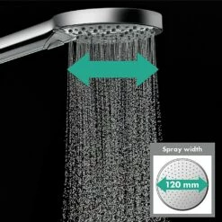 Hansgrohe Raindance Select S Hand Shower 120mm 3jet PowderRain -UK Bathroom Products Sales Store zzcHAN02026014000 7