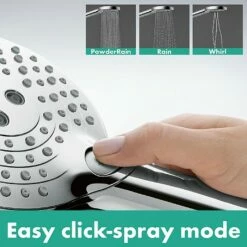 Hansgrohe Raindance Select S Hand Shower 120mm 3jet PowderRain -UK Bathroom Products Sales Store zzcHAN02026014000 8