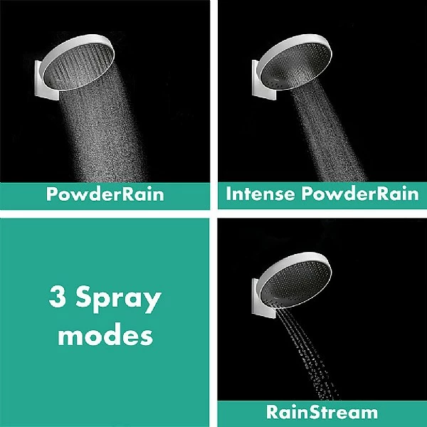 Hansgrohe Rainfinity Shower Head 250mm 3jet With Wall Connector 5 Hansgrohe Rainfinity Shower Head 250mm 3jet With Wall Connector - Image 3
