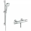 Hansgrohe Croma Select S Vario Combi Shower Set 2 Hansgrohe Croma Select S Vario Combi Shower Set -UK Bathroom Products Sales Store zzcHAN02027013400