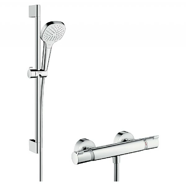 Hansgrohe Croma Select E Vario Combi Shower Set 3 Hansgrohe Croma Select E Vario Combi Shower Set