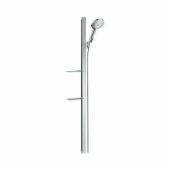 Hansgrohe Raindance Select S Shower Set With 120mm 3jet Hand Shower And Shelves