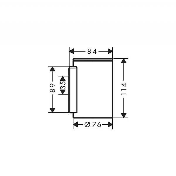 AXOR Universal Circular Wall-Mounted Tumbler 4 AXOR Universal Circular Wall-Mounted Tumbler - Image 2