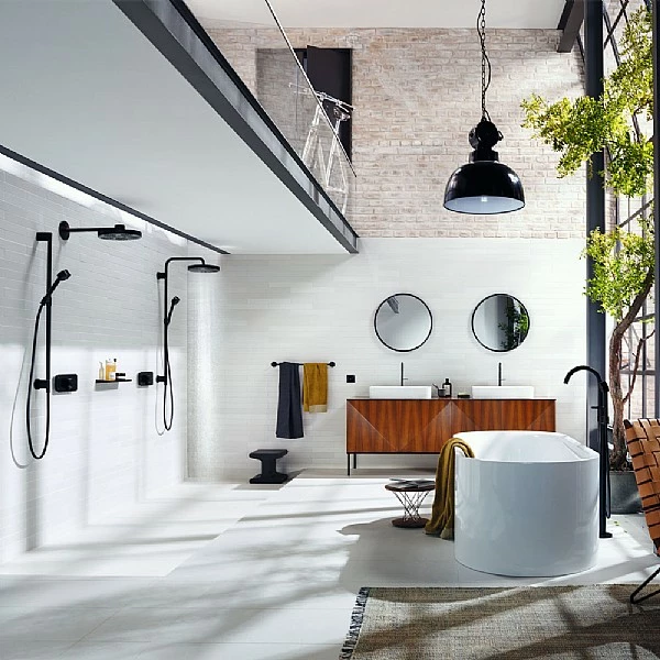 AXOR One Overhead Shower 280 2jet With Shower Arm 4 AXOR One Overhead Shower 280 2jet With Shower Arm - Image 2