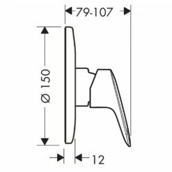 Hansgrohe Logis Concealed Shower Mixer Set -UK Bathroom Products Sales Store zzcHAN02071666000 4